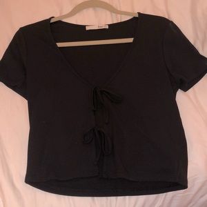 Wilfred free front tie shirt